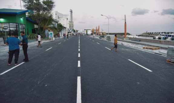 މާލޭގެ ތާރުއެޅި މަގެއް - ފޮޓޯ: ވަގުތު