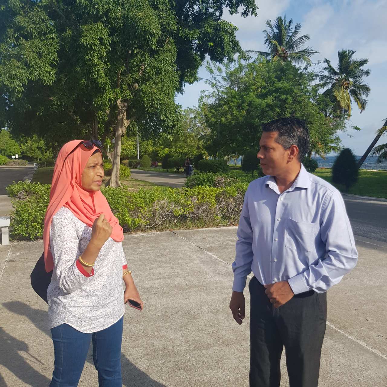 މިނިސްޓަރ އައްޑޫ ސިޓީއަށް ވަޑައިގަތުން - ފޮޓޯ: ހައުސިންގ މިނިސްޓަރީ