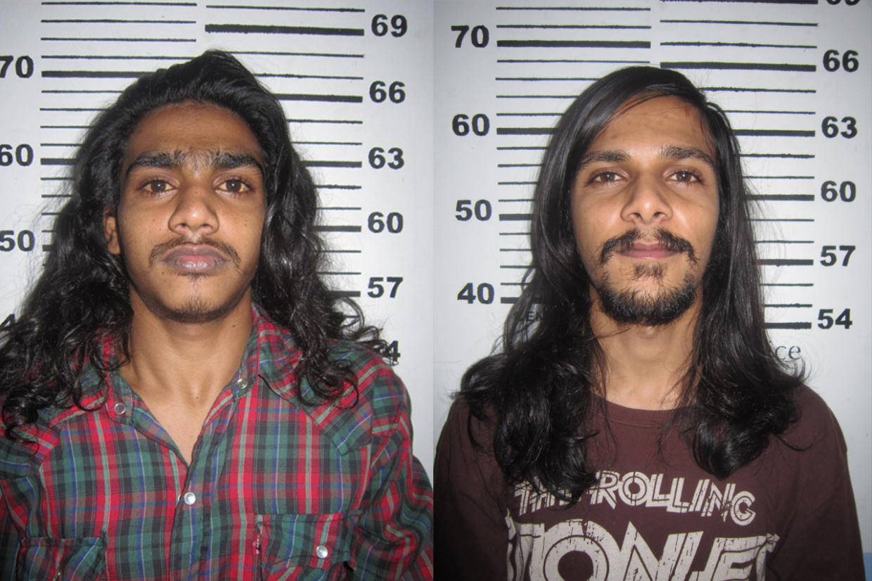 މުހީތު މަރާލި މައްސަލައިގައި މަރަން ހުކުމް ކުރި ދެމީހުން - ފޮޓޯ: ޕޮލިސް