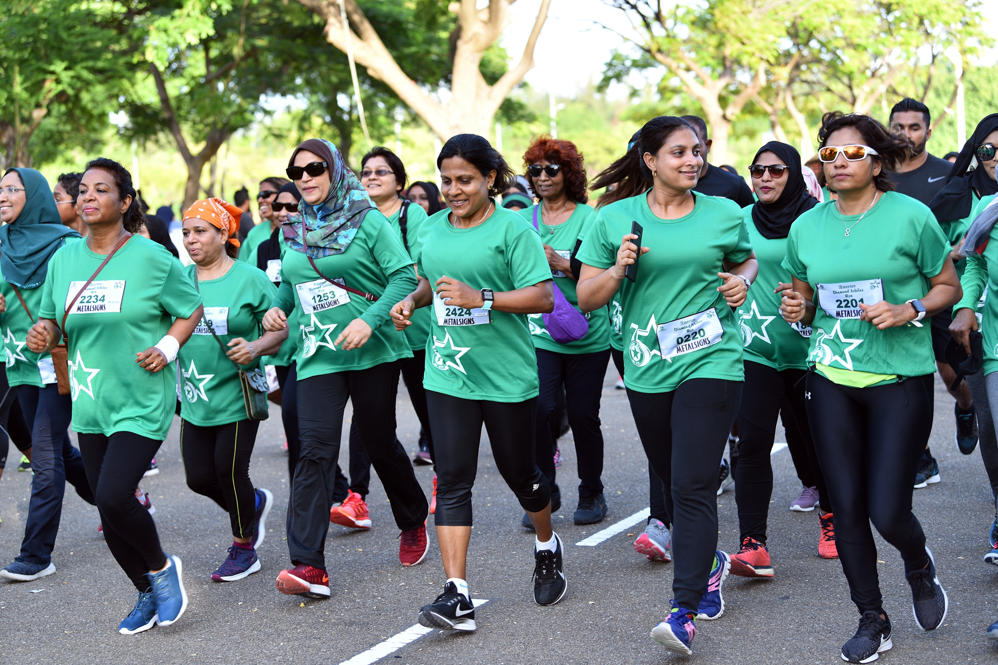 އަމީނީ ޑައިމަންޑް ޖުބްލީ ރަންގެ ތެރެއިން - ފޮޓޯ: ރައީސް އޮފީސް