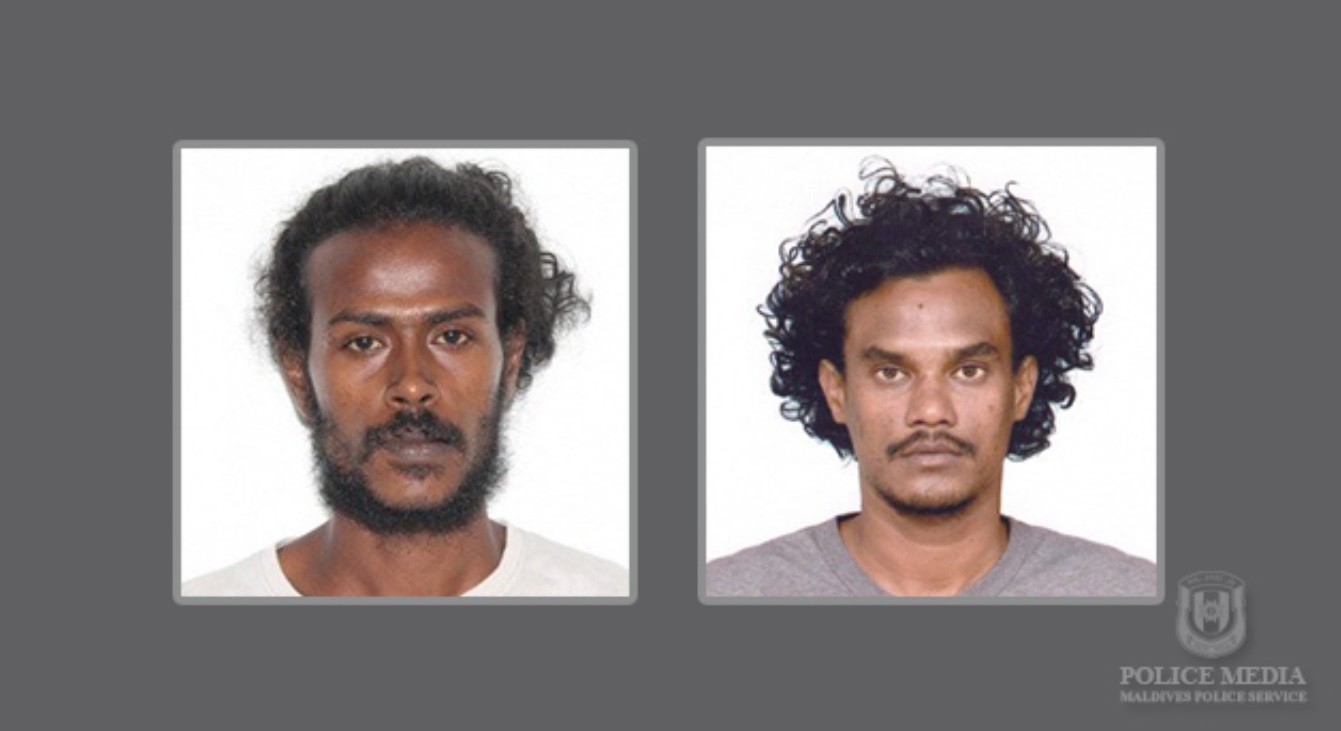 ކވ: ޢަލީ އަކްރަމް - ޙަސަން ނާޢިމް - ފޮޓޯ: ފުލުހުން