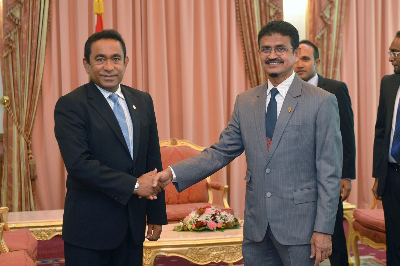 މާވަށު މާޒީ އަލްފާޟިލް ޢަބްދުލްޢަޒީޒު ޖަމާލް އަބޫބަކުރު - ފޮޓޯ: ރައީސް އޮފީސް