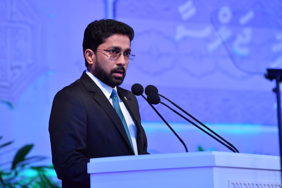 ކުރީގެ ހޯމް މިނިސްޓަރ އަޒްލީން އަޙްމަދު - ފޮޓޯ: ރައީސް އޮފީސް