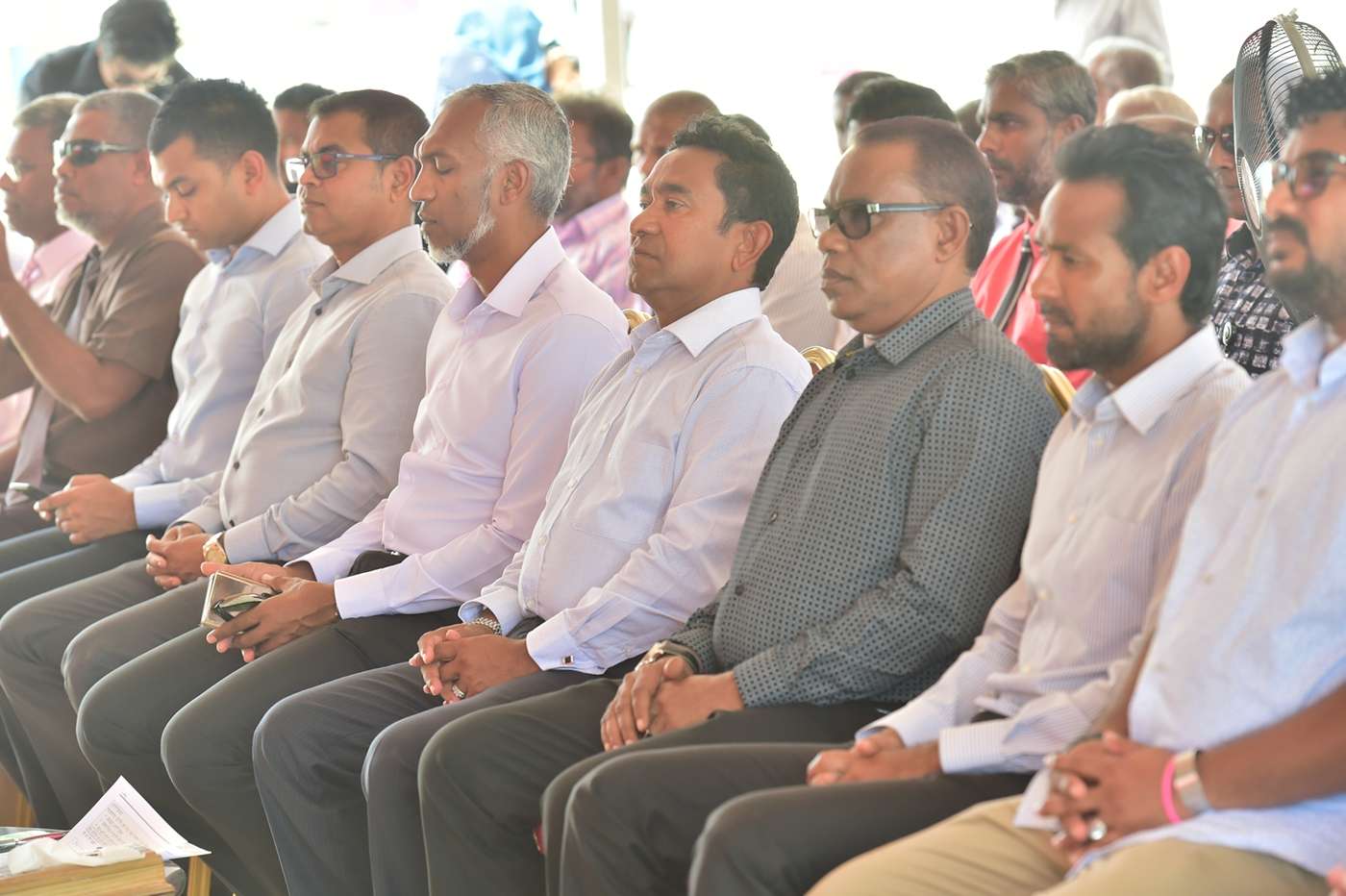 ޕްރޮގްރެސިވް ކޯލިޝަނުން ނޮޅިވަރަންފަރުގައި - ފޮޓޯ: ރައީސް އޮފީސް