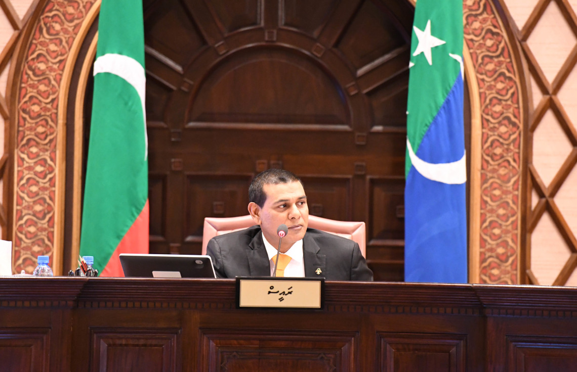 މީދޫ ދައިރާގެ މެމްބަރު އަހްމަދު ސިޔާމް މުޙައްމަދު - ފޮޓޯ: މަޖިލިސް