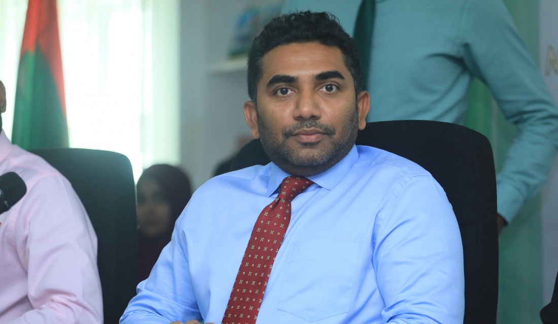 ހެލްތު މިނިސްޓަރު އަބްދުﷲ އަމީން - ފޮޓޯ: ރާއްޖެ.އެމްވީ