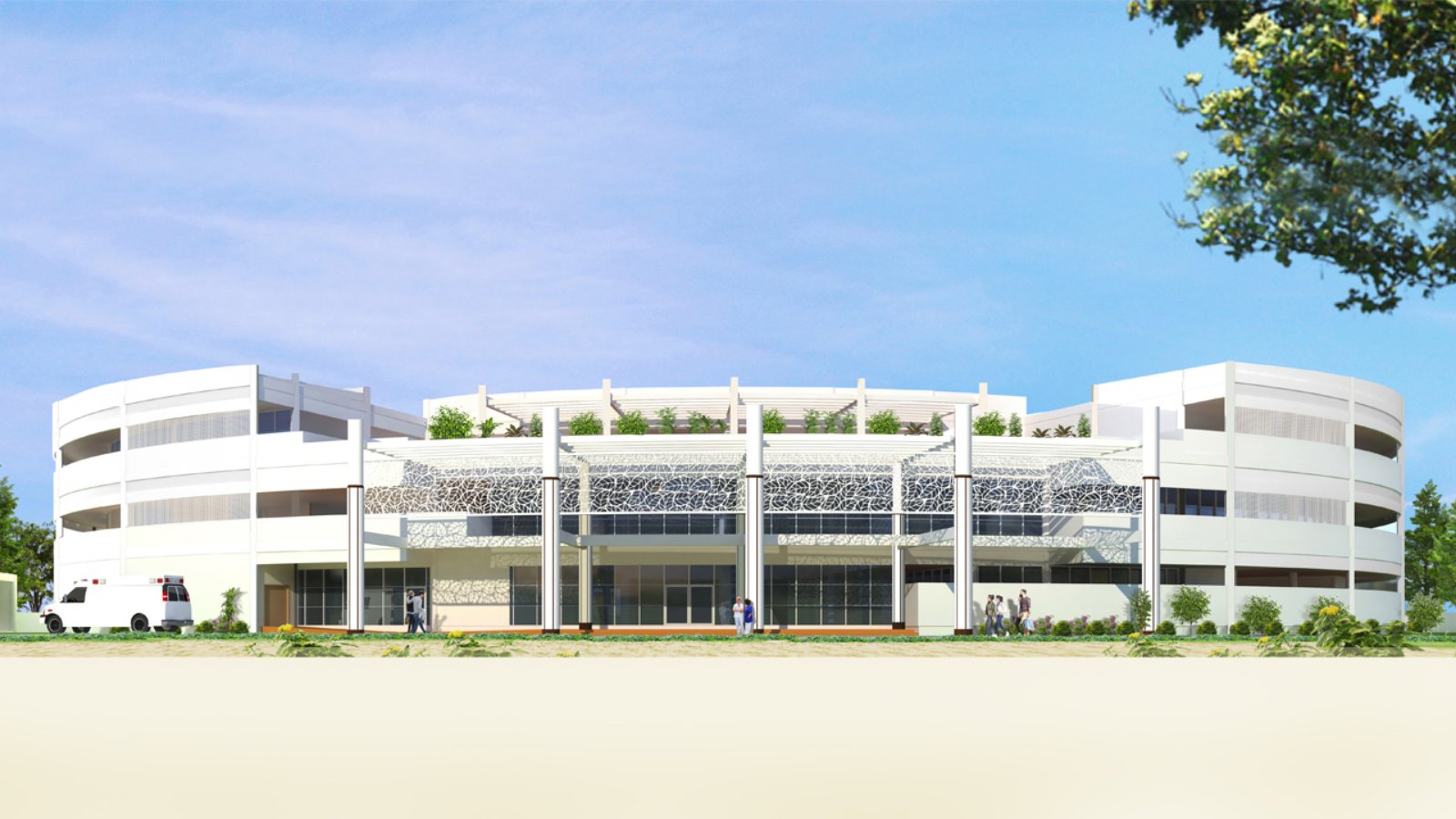 ކުޑަހުވަދޫގައި އަލަށް އިމާރާތް ކުރާ ހޮސްޕިޓަލްގެ ކުރެހުން- ފޮޓޯ: ހެލްތު މިނިސްޓްރީ