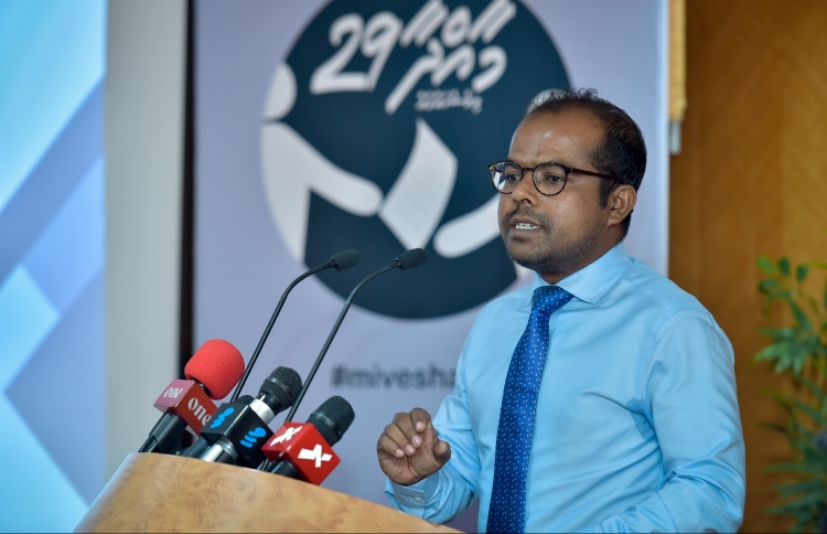 އިންފޮމޭޝަން ކޮމިޝަނަރ ހުސެން ފިޔާޒު މޫސާ | ފޮޓޯ: މިހާރު