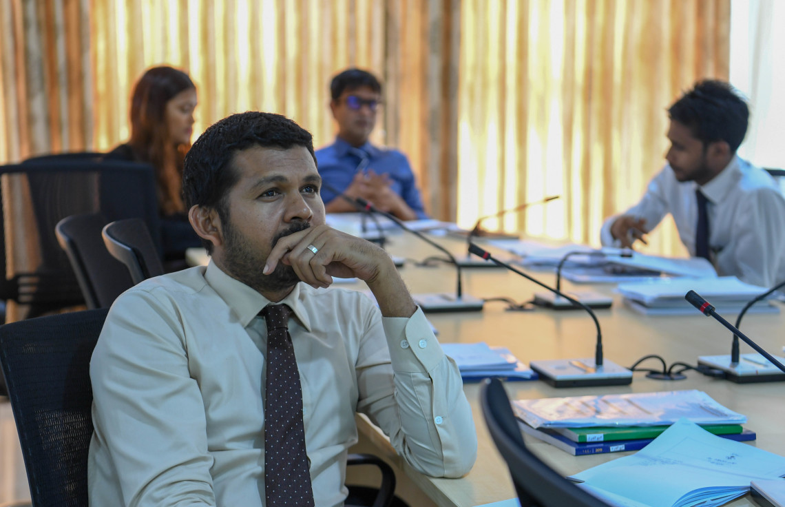 އުނގޫފާރު ދާއިރާގެ މަޖިލިސް މެންބަރު މުޙައްމަދު ވަޙީދު | ފޮޓޯ : މަޖިލިސް