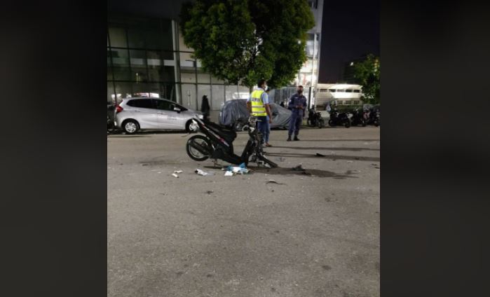 މިރޭ ހުޅުމާލޭގައި ހިނގި ނުރައްކާތެރި އެކްސިޑެންޓް / ފޮޓޯ: މީސްމީޑިއާ