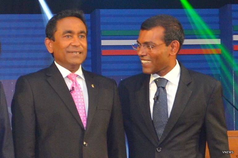 ރައީސް ނަޝީދު އަދި ރައީސް ޔާމިން - ފޮޓޯ: ވީ ނިއުސް
