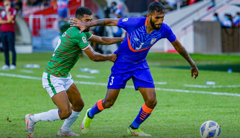 އިންޑިއާއާއި ބަންގްލަދޭޝް ބައްދަލު ކުރި މެޗުގެ ތެރެއިން -- ފޮޓޯ//އެފްއޭއެމް