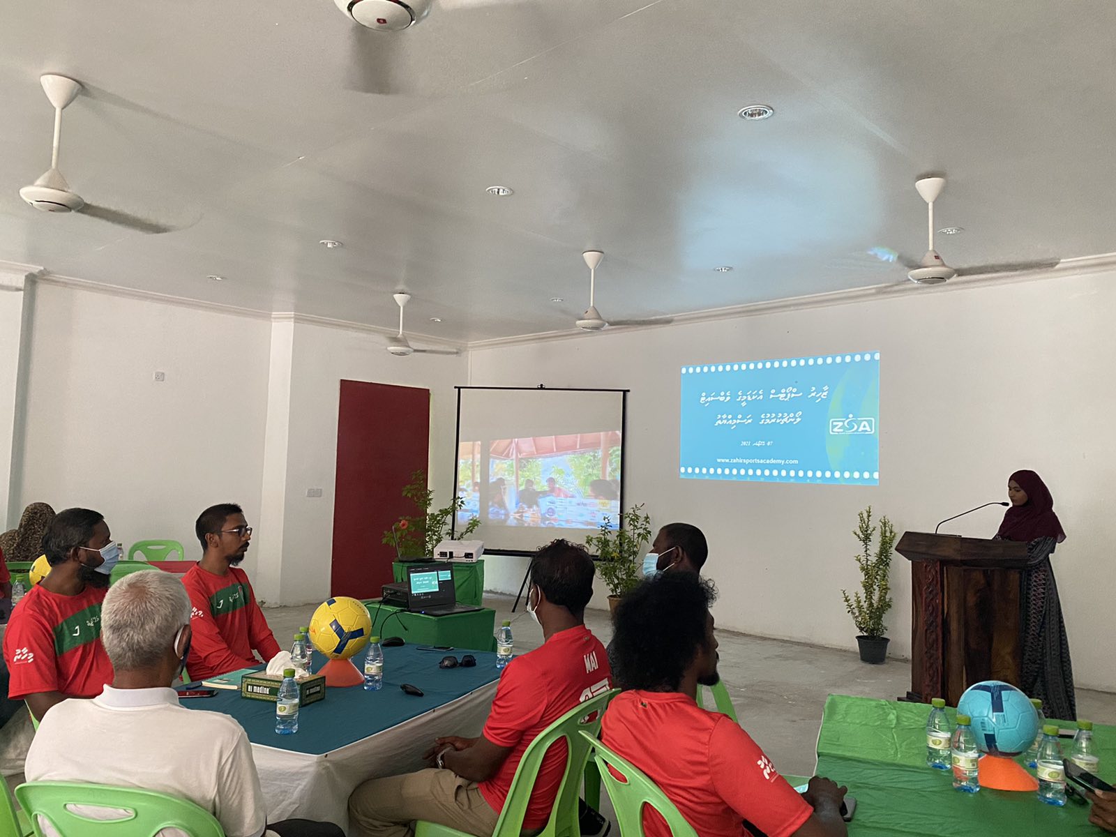 ޒާހިރު ސްޕޯޓްސް އެކެޑަމީގެ ވެބްސައިޓް ލޯންޗުކުރުމަށް ބޭއްވި ހަފުލާގެ ތެރެއިން--