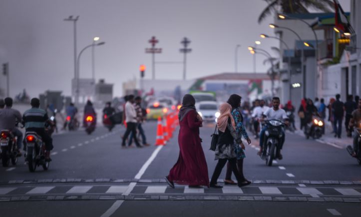 މާލެ މަގުމަތި -- ސަން ފޮޓޯ/ ފަޔާޒު މޫސާ