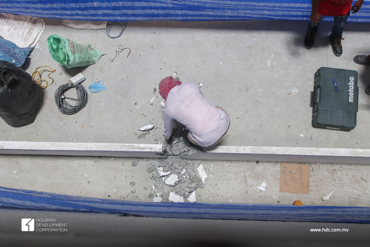 ހިޔާ ފްލެޓް ލިފްޓް ކައިރީ ޖާގަ ބޮޑުކުރަނީ- ފޮޓޯ: އެޗްޑީސީ