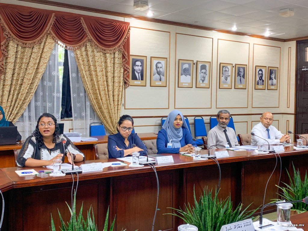 އޭސީސީގައި އެންމެ ފަހުން ތިބި ފަސް މެންބަރުން-- ފޮޓޯ: މަޖިލިސް