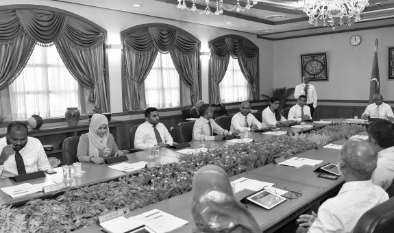މިއަދު ބޭއްވުނު ވަޒީރުންގެ މަޖިލިސް - ފޮޓޯ: ރައީސް އޮފީސް