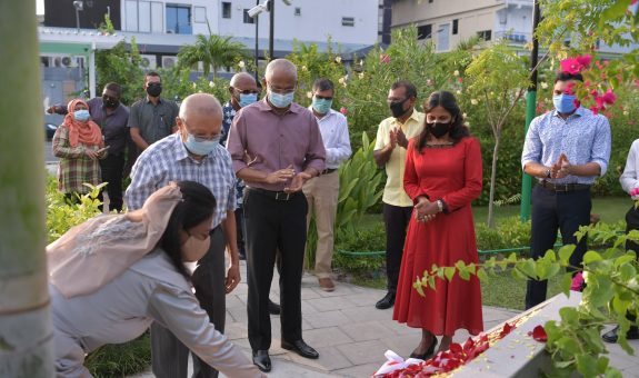 ލޮނުޒިޔާރަތް ޕާކް ހުޅުވުމުގެ ރަސްމިއްޔާތުގެ ތެރެއިން: ފޮޓޯ - ރައީސް އޮފީސް