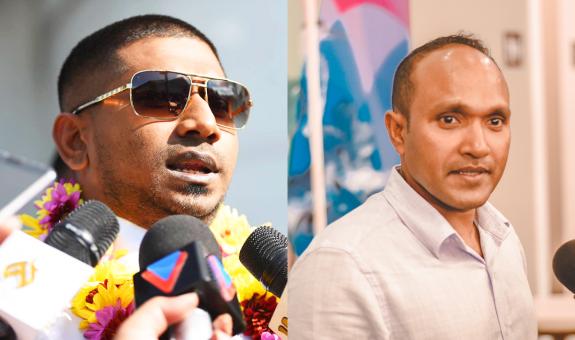 ޑރ.ޖަމީލް (ކ)  އަދި މަޙްލޫފް (ވ) - ފޮޓޯ: ވަގުތު