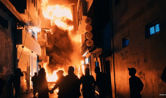 ހެންވޭރުގައި ހިންހި ބޮޑު އަލިފާނުގެ ހާދިސާހެ ތެރެއިން /  ފޮޓޯ:ފުލުހުން