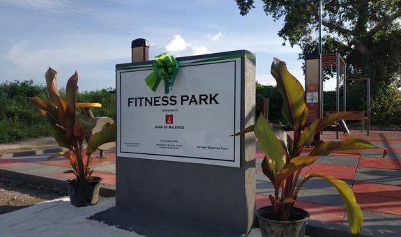 ކުރިނބީގައި ގާއިމުކުރި ފިޓްނެސް ޕާރކް- ފޮޓޯ: ކީމް