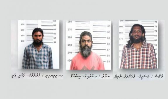 ރައީސް ނަޝީދަށް ދިން ޓެރަރިސްޓް ހަމަލާގައި ދައުވާ ކުރަން ކްރިމިނަލް ކޯޓަށް ފޮނުވި ތިން މީހުން--